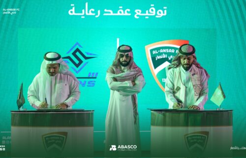 شركة نادي الأنصار توقع عقد رعاية مع شركة SEVENS